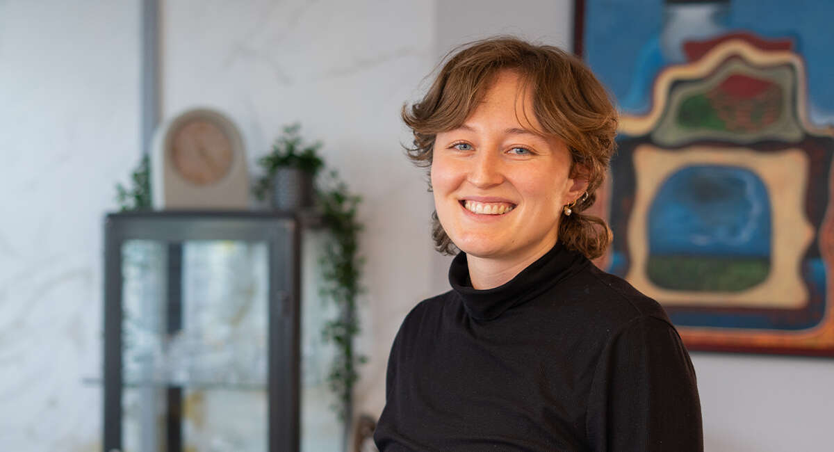 Researcher Dominique van Meer 