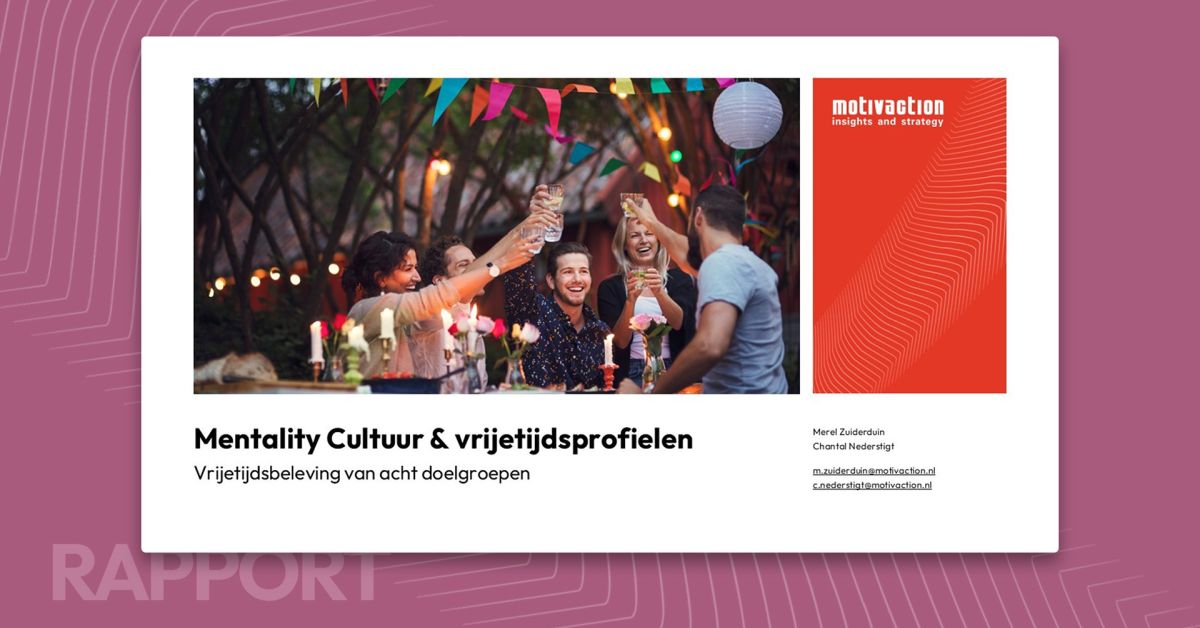 Mentality Cultuur & Vrijetijdsprofielenrapport