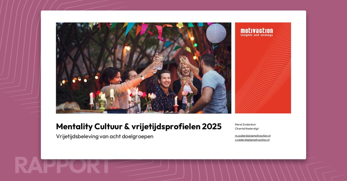 Mentality Cultuur & Vrijetijdsprofielenrapport